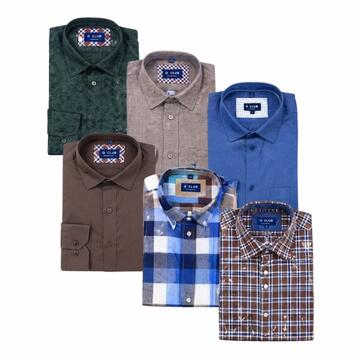 Camicia da uomo a maniche lunghe in flanella Bahamas G-CLUB M-XXL - CIAM Centro Ingrosso Abbigliamento