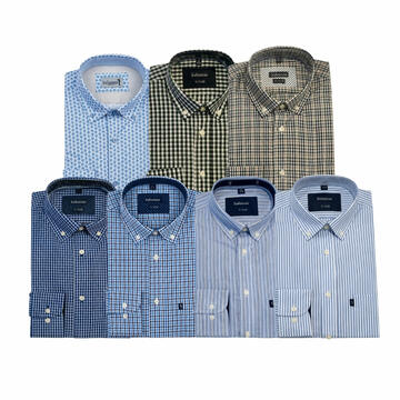 CAMICIA UOMO COTONE MANICA LUNGA FANTASIA BAHAMAS G-CLUB&nbsp;