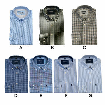CAMICIA UOMO COTONE MANICA LUNGA FANTASIA BAHAMAS G-CLUB&nbsp;