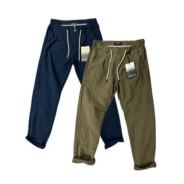 PANTALONE LACCIO UOMO EFFETTO LINO BE MISTIC PT002078