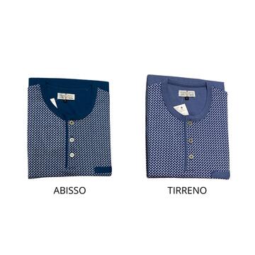 MEN'S CALIBRATED SERAFINO PAJAMAS IN COTTON JERSEY BIP BIP 3795 (58-60) - CIAM Centro Ingrosso Abbigliamento