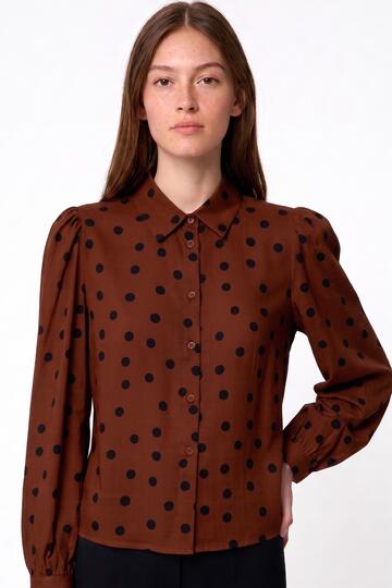 Camicia effetto raso pois Fiorenza Amadori C1673F4&nbsp;