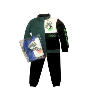 CAFJ5102JTUTA RAGAZZO FELPATA APERTA CON COLLETTO JEEP CAFJ5102J 8-16 ANNI - CIAM Centro Ingrosso Abbigliamento