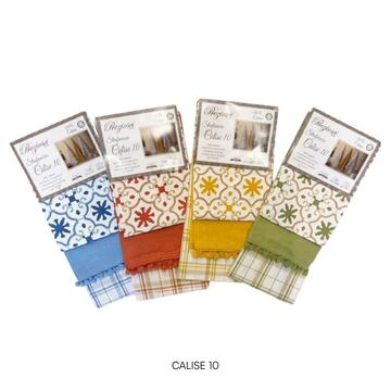 SET OF 3 PRECIOUS CALISE 10 KITCHEN TOWELS - CIAM Centro Ingrosso Abbigliamento
