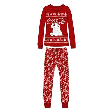 PIGIAMA DONNA LUNGO INTERLOCK COCA COLA CCZ1694