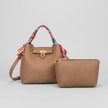 Borsa manico foulard con pochette Fiorenza Amadori CE263&nbsp;