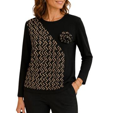 Maglia donna a fantasia Chiara Autieri ma4135&nbsp;&nbsp; - CIAM Centro Ingrosso Abbigliamento