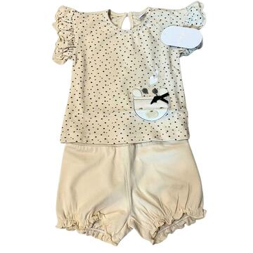 COMPLETO CORTO NEONATA ELLEPI CO5327 - CIAM Centro Ingrosso Abbigliamento