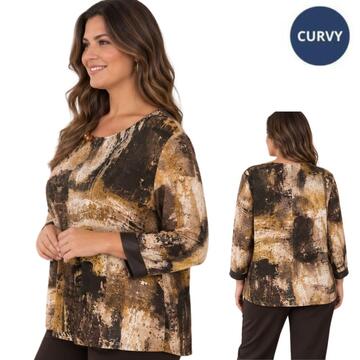 Casacca donna curvy Carla Ferroni 50363