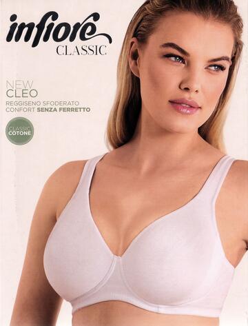 Reggiseno senza ferretto in cotone Infiore Cotton Touch New Cleo - CIAM Centro Ingrosso Abbigliamento
