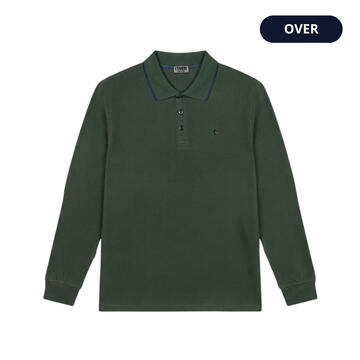 Polo uomo over a manica lunga Coveri OPL3172 3-6XL - CIAM Centro Ingrosso Abbigliamento
