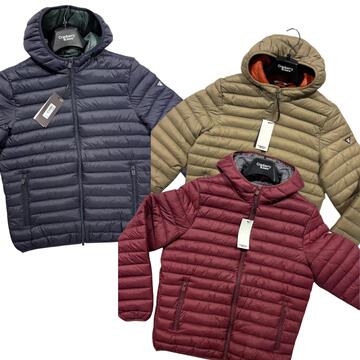 PIUMINO UOMO 100GR CON CAPPUCCIO CRANBERRY CB24003 - CIAM Centro Ingrosso Abbigliamento