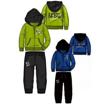 CHILD'S OPEN TRACKSUIT WITH DOUBLE HOOD 67114 3-8 YEARS - CIAM Centro Ingrosso Abbigliamento
