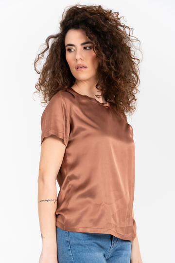 FIORENZA AMADORI M6525T69 BLOUSE EFFET SATINÉ - CIAM Centro Ingrosso Abbigliamento