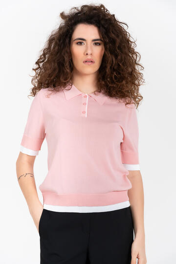 FIORENZA AMADORI 6280 POLO EN VISCOSE BICOLORE