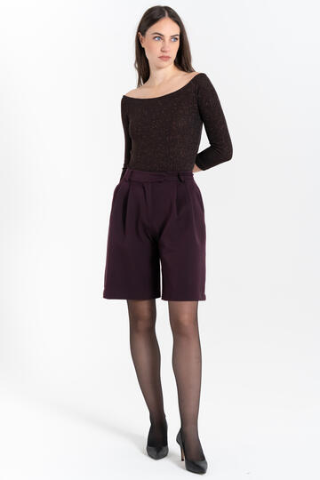 Женские шорты-бермуды FIORENZA AMADORI P3364 с высокой талией - CIAM Centro Ingrosso Abbigliamento