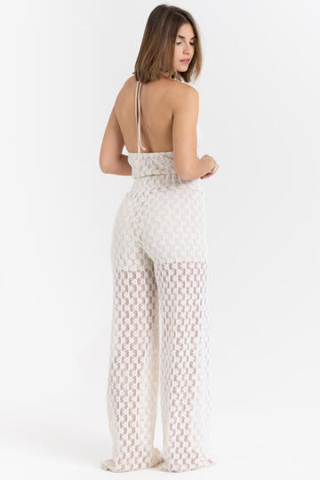 PANTALONE LUNGO IN MACRAM&egrave; FIORENZA AMADORI FM261227&nbsp; - CIAM Centro Ingrosso Abbigliamento