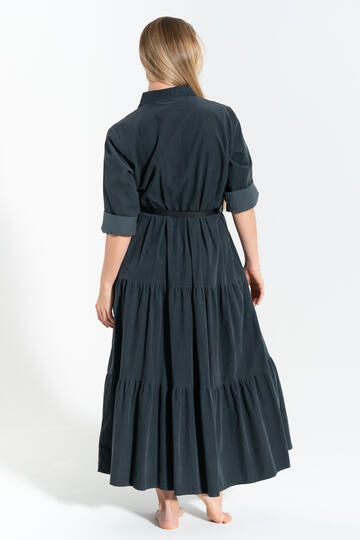 ABITO DONNA LUNGO IN VELLUTO FIORENZA AMADORI 82639 