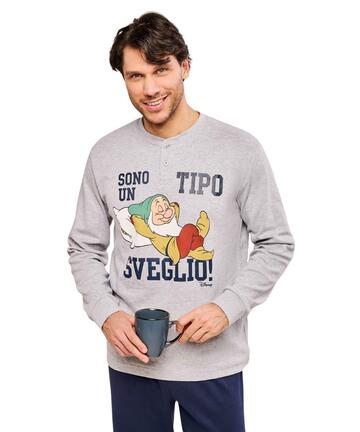 Pigiama uomo in jersey di cotone caldo 7 NANI Sabor DYG4917