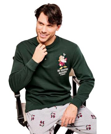 Pigiama uomo in jersey di cotone caldo 7 NANI Sabor DYG4917