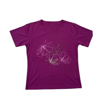 Damen-T-Shirt aus Baumwolle, kurzärmelig, Klasse 15/504 - CIAM Centro Ingrosso Abbigliamento