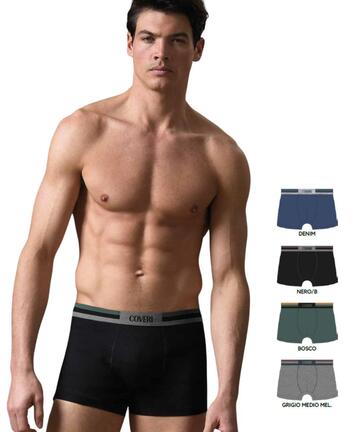 Boxer uomo in cotone elasticizzato Enrico Coveri EB1312 - CIAM Centro Ingrosso Abbigliamento