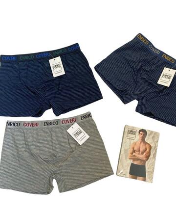 Boxer uomo in cotone elasticizzato Enrico Coveri EB1330