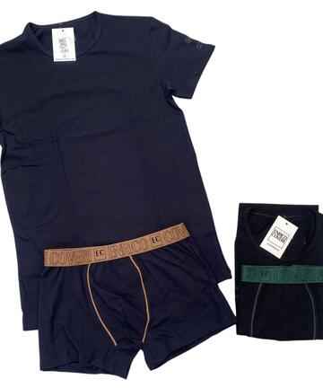 Completo uomo con t-shirt e boxer Enrico Coveri EC1337BX