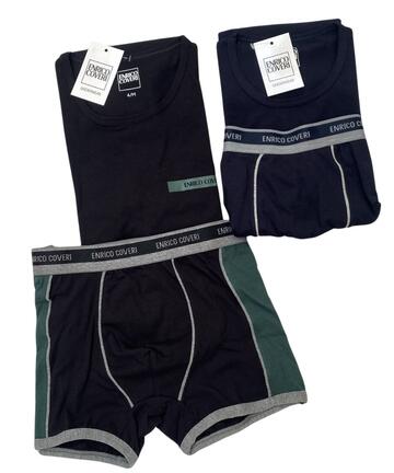 Completo uomo con t-shirt e boxer Enrico Coveri EC1345BX