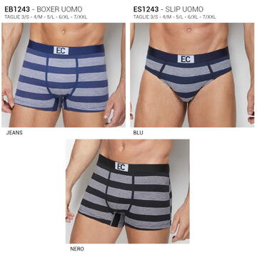 Boxer uomo in cotone elasticizzato Enrico Coveri EB1243 - CIAM Centro Ingrosso Abbigliamento