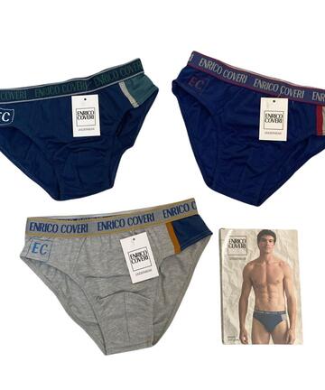 Slip uomo in cotone elasticizzato Enrico Coveri ES1329