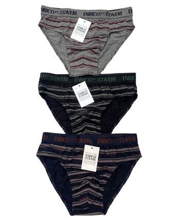 Slip uomo in cotone elasticizzato Enrico Coveri ES1344