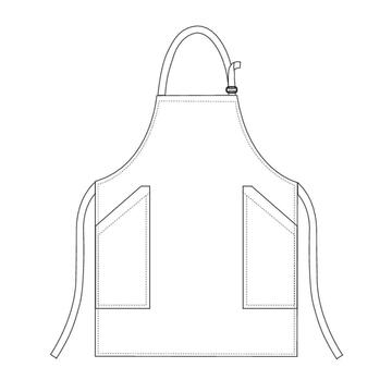 Bip apron side pockets Egochef - CIAM Centro Ingrosso Abbigliamento