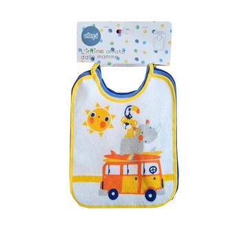 BAVETTA DA BAMBINO IN SPUGNA PLASTIFICATA CON ELASTICO 22x22 ELLEPI AD9569