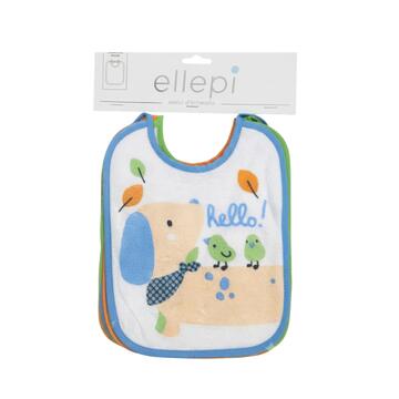 Bavaglino neonato in spugna 19x23 Ellepi AD9565