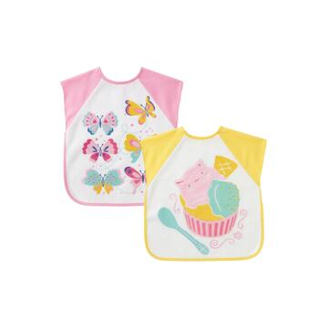 Bavaglino bambina con maniche Ellepi AD9603