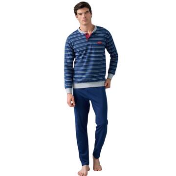 Enrico Coveri EP1222 Men's Seraph Pajamas in Cotton Jersey - CIAM Centro Ingrosso Abbigliamento