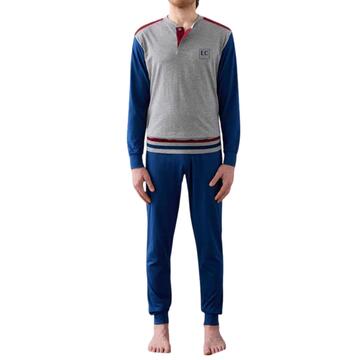 Enrico Coveri EP1224 Men's Seraph Pajamas in Cotton Jersey - CIAM Centro Ingrosso Abbigliamento