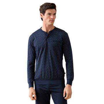 Enrico Coveri EP1258 Men's Seraph Pajamas in Cotton Jersey - CIAM Centro Ingrosso Abbigliamento