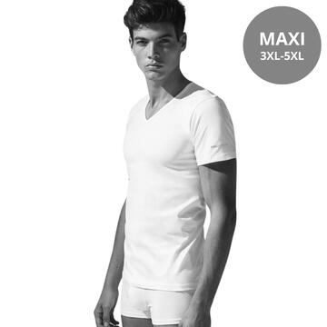 T-SHIRT UOMO CALIBRATA SCOLLO V COTONE PETTINATO COVERI ET1101 MAXI - CIAM Centro Ingrosso Abbigliamento