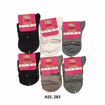 Calza corta bambina in caldo cotone Enrico Coveri Ginevra