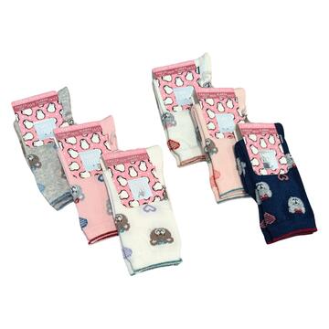 LONG BABY SOCKS IN WARM COTTON WITH ENRICO COVERI LOLLY PATTERN - CIAM Centro Ingrosso Abbigliamento