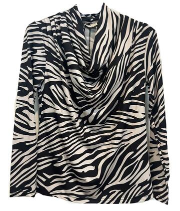 MAGLIA DONNA DRAPPO MANICA LUNGA ANIMALIER FLORA 3968/F  - CIAM Centro Ingrosso Abbigliamento