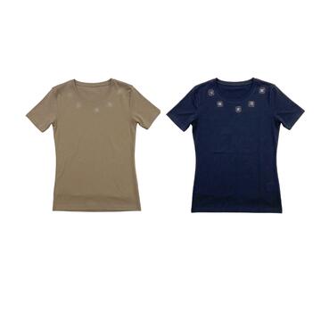 FEDERICA FM2817 Damen-T-Shirt aus Baumwolle, kurzärmelig - CIAM Centro Ingrosso Abbigliamento