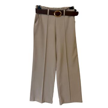 PANTALONE DONNA A PALAZZO CON CINTURA FLORA 25893&nbsp;