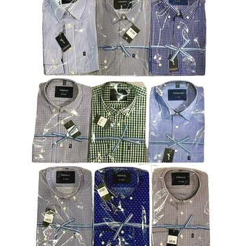 CHEMISE HOMME EN COTON MANCHES LONGUES MOTIF GCLUB BAHAMAS M-3XL - CIAM Centro Ingrosso Abbigliamento