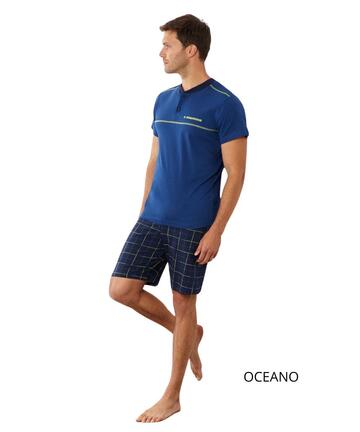 Il Granchio GP1155 Мужская короткая пижама из хлопкового джерси - CIAM Centro Ingrosso Abbigliamento
