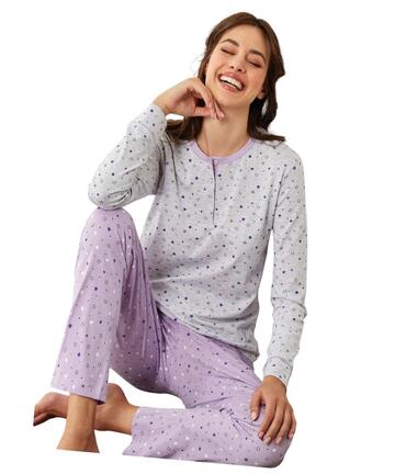 Pigiama donna in jersey di cotone Il Granchio Lady GP5123