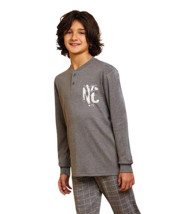 Pigiama da ragazzo in caldo cotone Il Granchietto GP4138 - CIAM Centro Ingrosso Abbigliamento