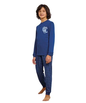 Pigiama da ragazzo in caldo cotone Il Granchietto GP4138 - CIAM Centro Ingrosso Abbigliamento